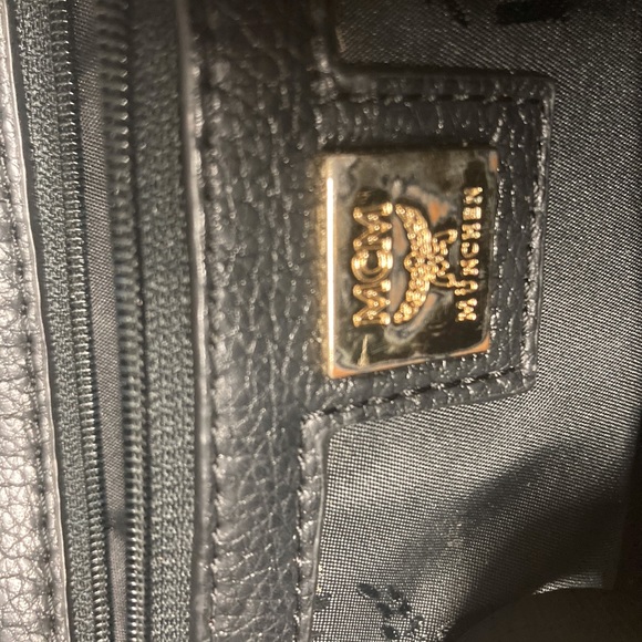 Swarovski yellow crystal studded backpack and it’s mini me! MCM - Picture 7 of 13